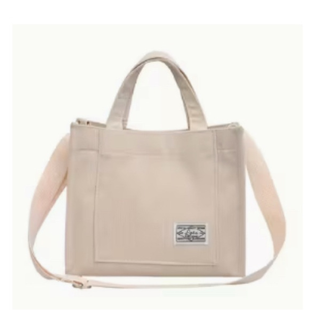 Stylish Cream corduroy Tote Bag